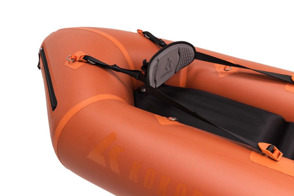 Self-Bailing Kayak seat view