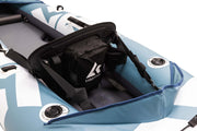 Inflatable Kayak behind seat view