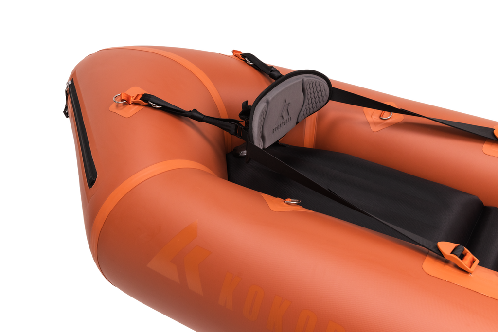 Self-Bailing Kayak seat view