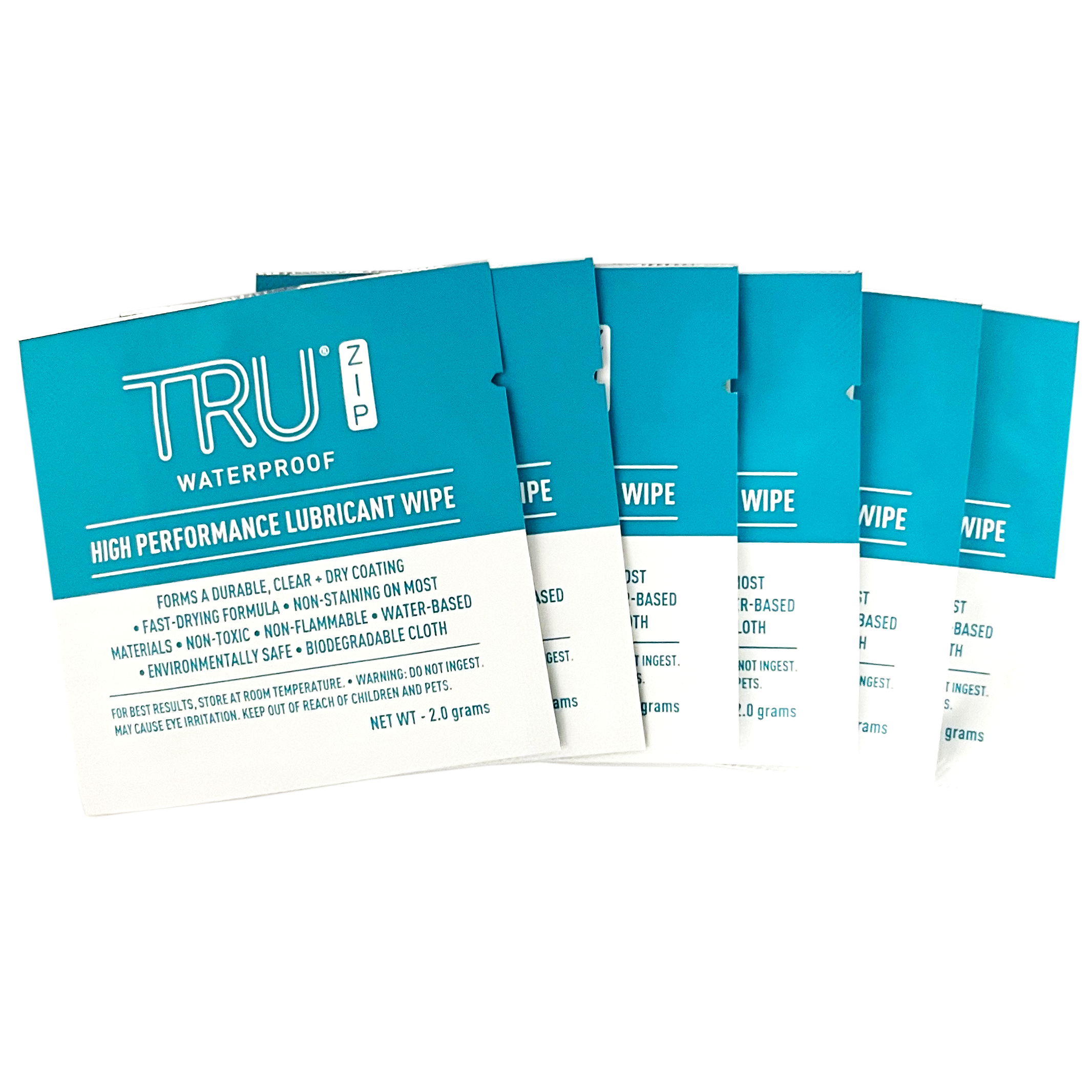 TRU Zip High Performance Lubricant Wipes (6-Pack) | KOKOPELLI TRU Zip High Performance Lubricant Wipes (6-Pack) | KOKOPELLI